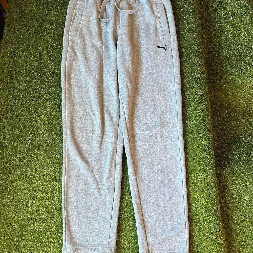 Puma Men's Grey Joggers-tracksuits